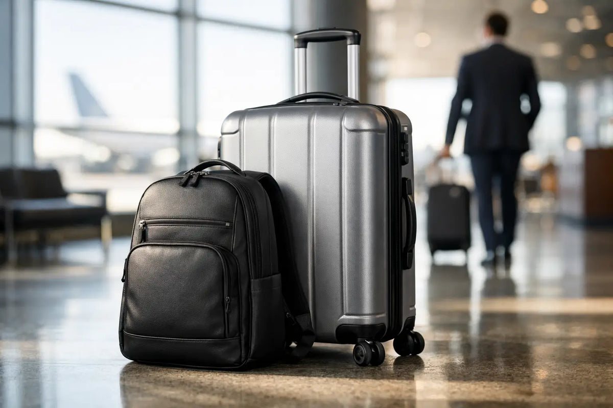 Matching Luggage and Backpack for Elevated Travel