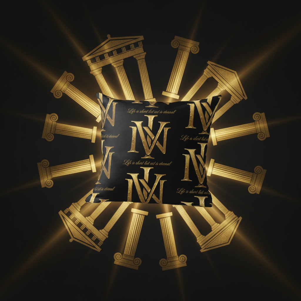 IVN Cushion - Greek Monuments